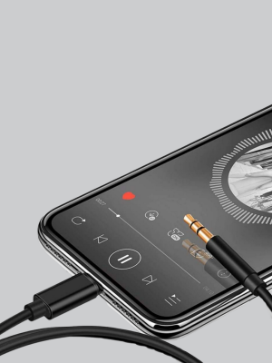 iPhone Lightning 3.5mm Aux Çevirici Kablo JH-023 Stereo Ses Aktarıcı
