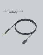 Lightning to 3.5mm Aux Ses Dönüştürücü Kablo 1 Metre Stereo Uyumlu - Görsel 4