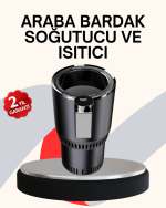 Araba Bardaklığı Isıtma Soğutma Ayarlı Çakmak Girişli Akıllı Model - Görsel 5