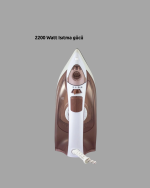 Buharlı Ütü 2200W Seramik Taban 300 ml Kahverengi Dikey Ütüleme - Görsel 3
