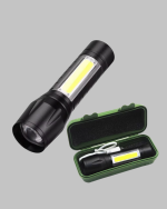 4 Mod Şarjlı Işıldak | Ultra Güçlü Cree LED | Su Geçirmez Alüminyum Gövde - Görsel 2