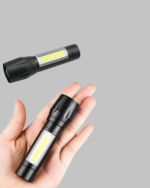 4 Mod Şarjlı Işıldak | Ultra Güçlü Cree LED | Su Geçirmez Alüminyum Gövde - Görsel 5