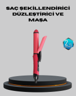 5 Kademeli Seramik Saç Düzleştirici – Düz ve Kıvırcık Mod, 26 mm Plaka, Profesyonel Saç Şekillendirme - Görsel 10