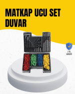 Delme Uç Seti 24 Parça Kutulu Matkap Ucu Ahşap Metal Beton İçin - Görsel 10