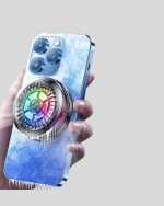 Gaming Telefon Soğutucu RGB Fan Sessiz Çalışma Tüm Modeller Uyumlu - Görsel 2