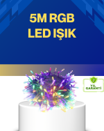 Dekoratif Peri Led 5 m 50 Ampullü Şeffaf Kablo Aydınlatma - Görsel 5