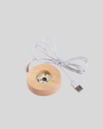 Romantik Kalpli Kristal Cam Küre USB’li Işıklı Dekoratif Obje - Görsel 3
