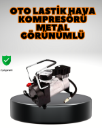 Metal Gövde Lastik Şişirme Kompresörü SUV 4x4 Uyumlu - Görsel 5