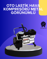 Metal Gövdeli Oto Lastik Hava Kompresörü 12V 140 PSI Hızlı Şişirme - Görsel 5