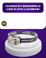 Wave Sensörlü LED Kafa Lambası Şarjlı Ayarlanabilir Işık - Görsel 5