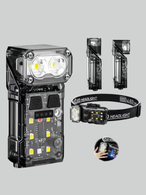 Kamp ve Outdoor İçin LED Far 10 Saat Pil Sensörlü Manyetik