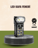 3’ü 1 Arada LED Far Şarj Edilebilir Sensörlü Manyetik 10 Saat Kullanım - Görsel 5