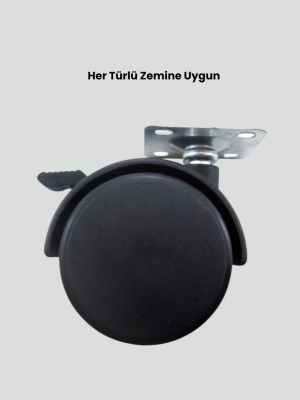 Kilitli Mobilya Ayağı 6 cm 4’lü Set Zemin Korumalı