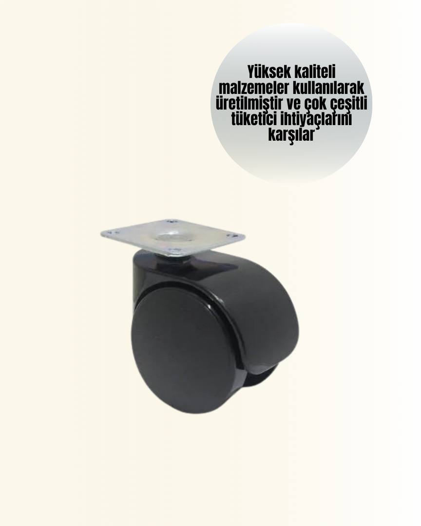 1247451_7-91.png MASA AYAĞI 6CM KİLİTSİZ 4 ADET - Görsel 1