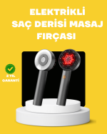 LED Teknolojili Elektrikli Saç Masaj Fırçası Mikro Akımlı - Görsel 5