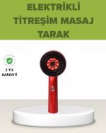 Elektrikli Titreşim Masaj Tarak Kırmızı Işık Terapi - Görsel 5