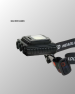 Şarjlı LED Kafa Lambası 800 Lumen COB XPE Ayarlanabilir Başlıklı - Görsel 2