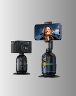 Sosyal Medya İçerikleri İçin Otomatik Yüz Takipli 360° Döner Gimbal Stand - Görsel 4