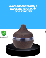 7 Renk Dinlendirici LED Işıklı Aroma Buhar Makinesi - Görsel 5
