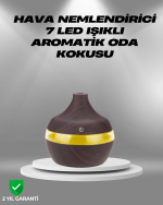 Aromaterapi Uyumlu 300 ml LED Işıklı Oda Kokusu Difüzörü - Görsel 5