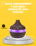 7 Renk LED Işıklı Ultrasonik Aroma Difüzör 300 ml - Görsel 5