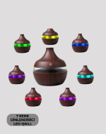 7 Renk LED Işıklı Ultrasonik Aroma Difüzör 300 ml - Görsel 2