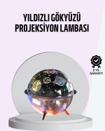 USB Şarjlı Uzay Temalı Işık Projektörü Hava Nemlendirici - Görsel 5
