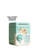 SAM51 MÜZİKLİ IŞIKLI KUMBARA SU YEŞİLİ - Görsel 5