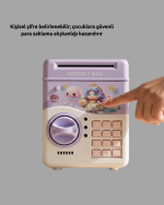 SAM51 MÜZİKLİ IŞIKLI KUMBARA MOR - Görsel 2