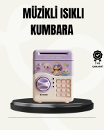 Elektronik Şifreli ATM Görünümlü Çocuk Kumbarası Mor - Görsel 5