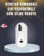2800 Pa Güçlü Emişli Akıllı Cam Temizleyici Robot - Görsel 5
