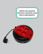 SARGILI PRİZ 5 METRE - Görsel 2