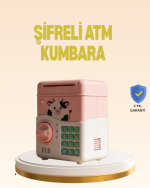 Çocuklar İçin Pembe ATM Görünümlü Elektronik Kumbara - Görsel 5