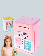Pembe Şifreli Eğitici ATM Kasa Çocuk Kumbarası - Görsel 3