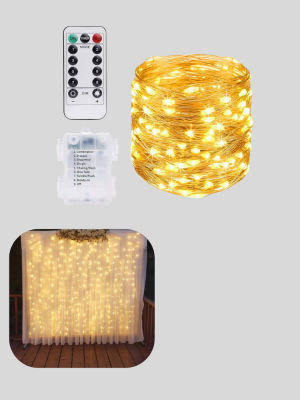 Uzaktan Kumandalı Perde Tipi Günışığı Peri Led Işık Dekorasyon