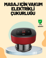 4’ü 1 Arada Elektrikli Çukurluk Masaj Seti Isı Masaj ve Kırmızı Işık - Görsel 5
