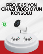 3D Oyun Destekli Kablosuz Ev Sinema Projeksiyon Cihazı - Görsel 5