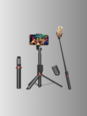 Ayarlanabilir Telefon Tripodu Selfie Stick Çok Açılı Çekim