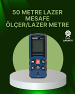 50 Metre Lazer Mesafe Ölçer Profesyonel Dijital Ölçüm Cihazı - Görsel 5