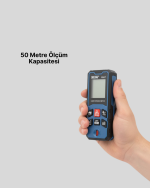 50 Metre Lazer Mesafe Ölçer Profesyonel Dijital Ölçüm Cihazı - Görsel 3