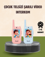 Görüntülü Walkie Talkie Çocuklar İçin Video İnterkomlu Oyuncak - Görsel 5