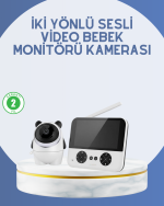 Kablosuz Bebek Monitörü 720P Görüntü ve Geniş Ekran - Görsel 5