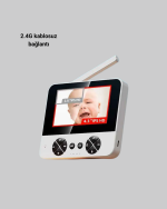 Kablosuz Bebek Monitörü 720P Görüntü ve Geniş Ekran - Görsel 3