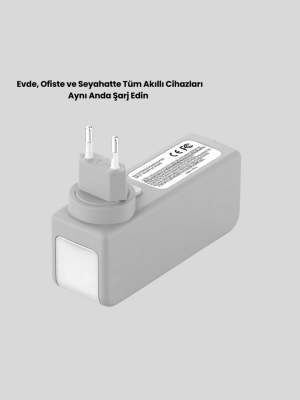 Ev ve Ofis İçin Zaman Kontrollü Çoklu Şarj Cihazı