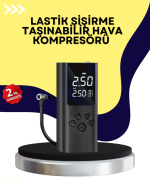 Otomatik Kapanmalı Dijital Lastik Şişirme Pompası - Görsel 5