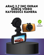 HD Araç Kamerası 2.7 İnç Ekran G Sensor Destekli - Görsel 5