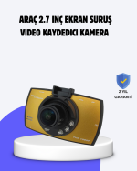 Full HD Araç Kamerası G Sensor Gece Görüşlü Dash Cam - Görsel 5