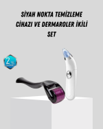 Dermaroller ve Vakumlu Siyah Nokta Temizleme Cihazı 2’li Cilt Bakım Seti - Görsel 5