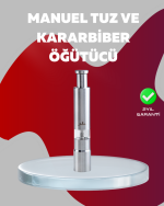 Ergonomik Tasarımlı, Nem Geçirmez Kapaklı Baharat Öğütücü - Görsel 5