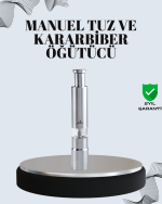 Tuz ve Kararbiber Öğütücü - Şeffaf Akrilik Hazne - Görsel 5